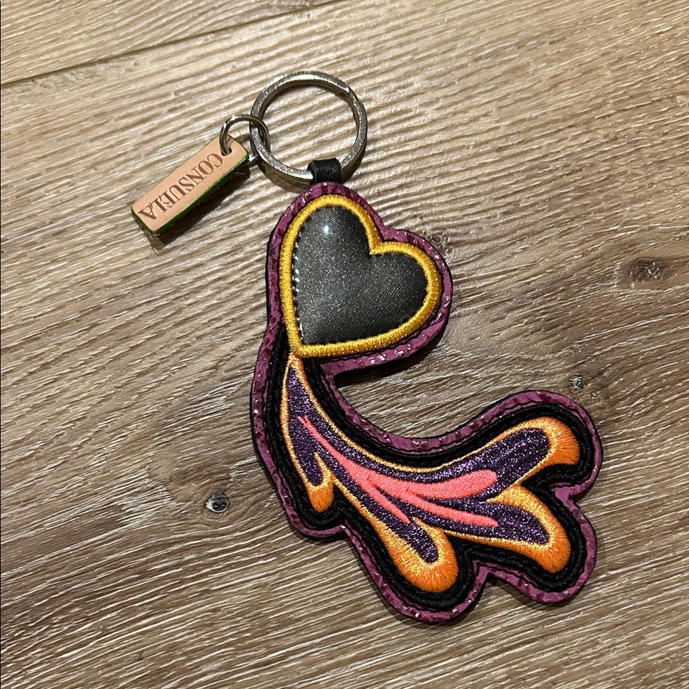 Consuela Multicolor Heart Key Holder